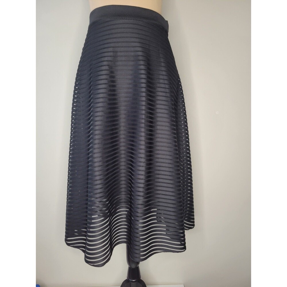 & Other Stories Midi Black A-line Skirt 4 US